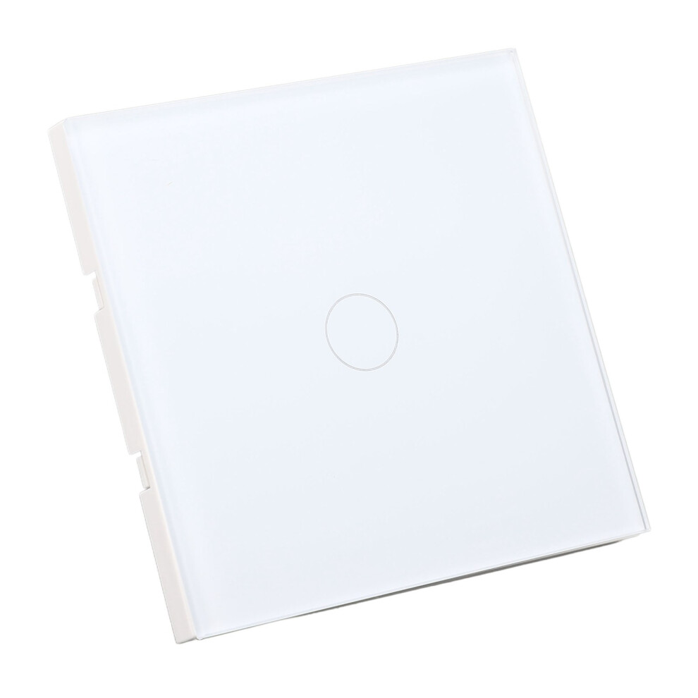 Wall Touch Light Switch Flame Retardant Tempered Glass Panel 110-240V Indicator 8471332321651