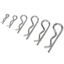 R Clip Sortiments-Set 100 Stück Kohlenstoffstahl Haarnadel-Sicherungstifte M1-M2.5