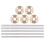 5-Set T8x8 Gewindespindel-Kit: Messingmutter, Edelstahl-Schraube 14