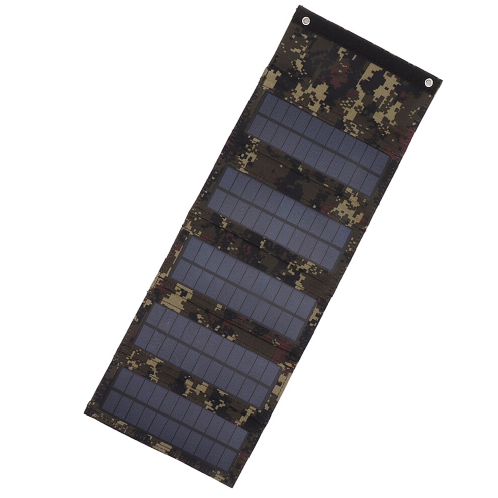 Portable 50W Solar Panel Case 5-Fold Monocrystalline Usb Camouflage 4951332322512