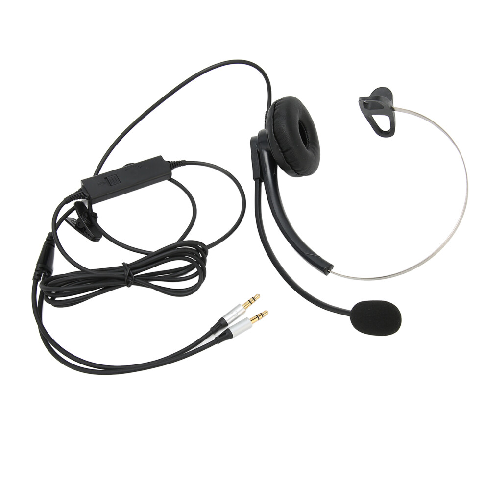 Single Ear Noise Canceling Wired Headset for Call Center, 28mm Speaker-image-OPC-PJBCW5V-NEW
