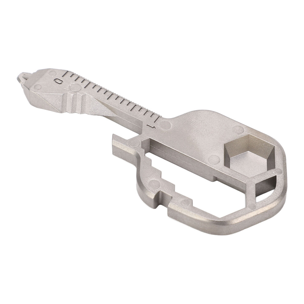 Portable 24-In-1 Key Shaped Multitool For Hiking Camping And Fishing 8741332326209