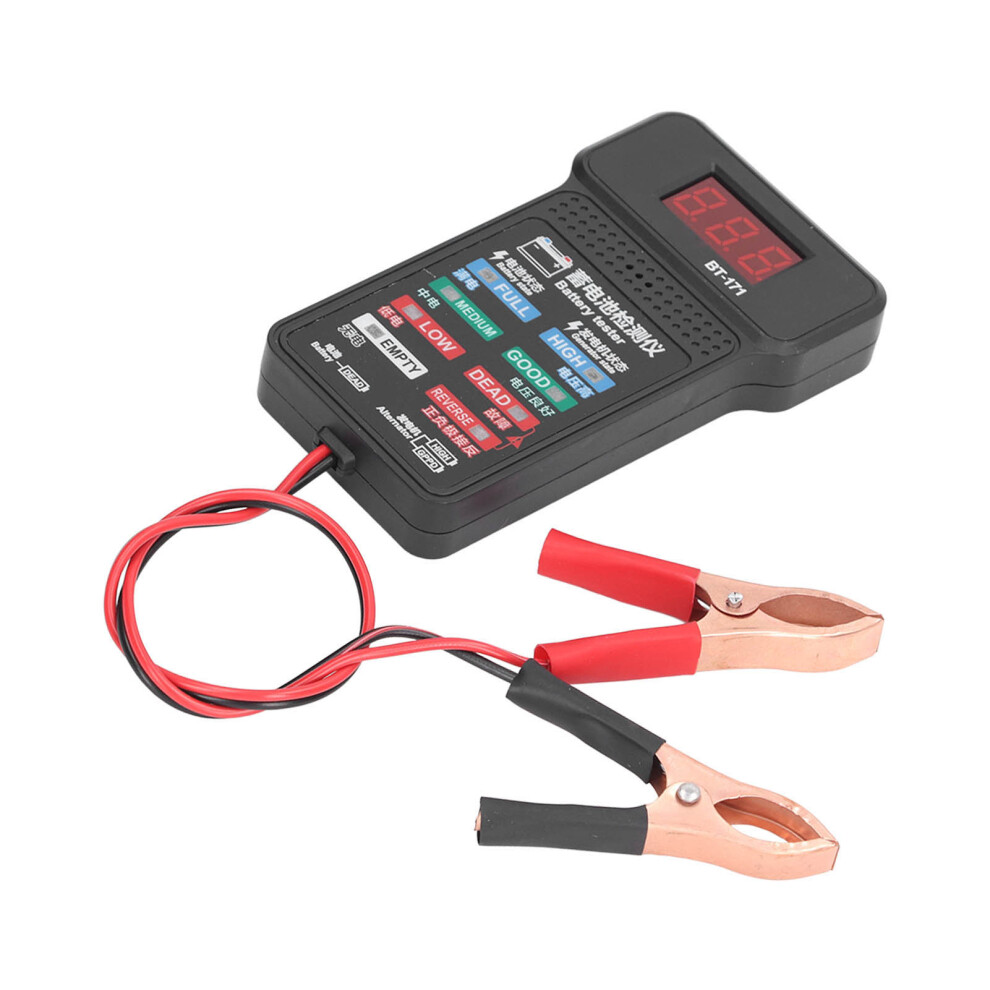 Efficient Bt 171 12V Auto Alternator Tester With Led Display Screen 8261332326080
