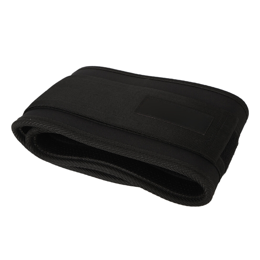 Black Adjustable Breathable Fitness Lumbar Support Belt For Men & Women, Size L,