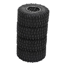 4 Stück RCWheels&Tires 55 mm 23 mm Schwarz TRX4M 1/18