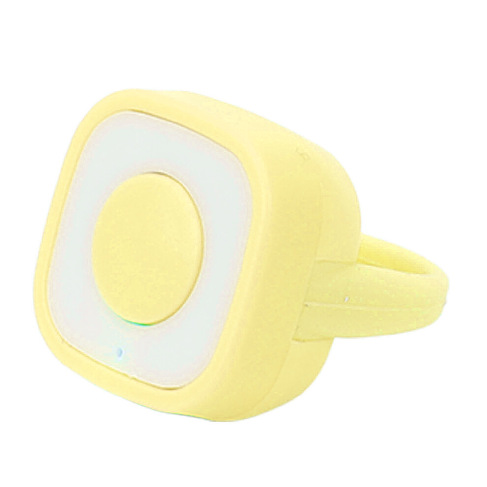Bluetooth Ring Remote: Control Videos & Selfies Up To 10M Away Yellow 4991332328473