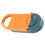 2 in 1 Manual Dumpling Maker Kitchen Tool Orange ABS Durable Lightweight 15