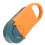 2 in 1 Manual Dumpling Maker Kitchen Tool Orange ABS Durable Lightweight 16