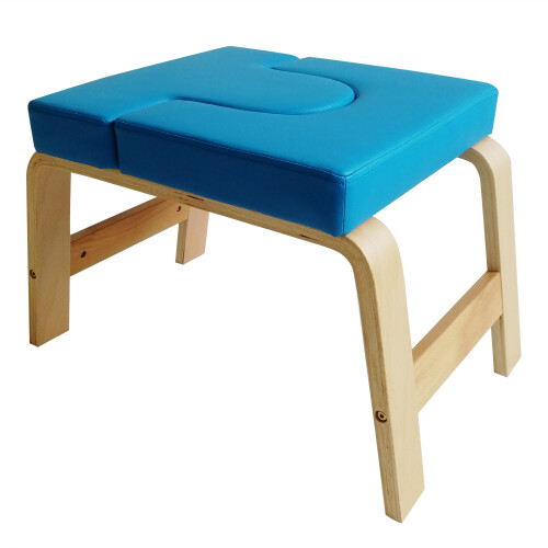 Solid Wooden Portable Yoga Headstand Bench Balance
