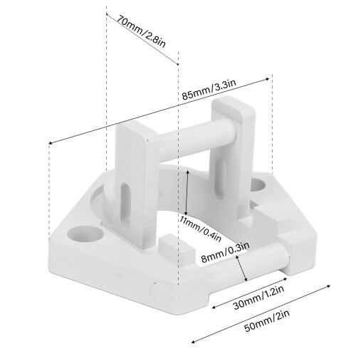 Rust-Proof Awning Bottom Bracket for Sunchaser II RV Perfection 1