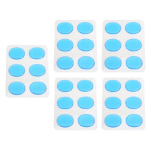 30 Stück Schlagzeug-Dämpfer-Pads – 3,2 2,6 cm – Blau