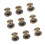 20pcs Flat Head Copper Brass Screws Nuts Nails 5