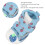 Kleine Hundeschuhe Typ 4 blaue Canvas-Stiefel 4