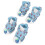 Kleine Hundeschuhe Typ 4 blaue Canvas-Stiefel 1