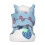 Kleine Hundeschuhe Typ 4 blaue Canvas-Stiefel 9