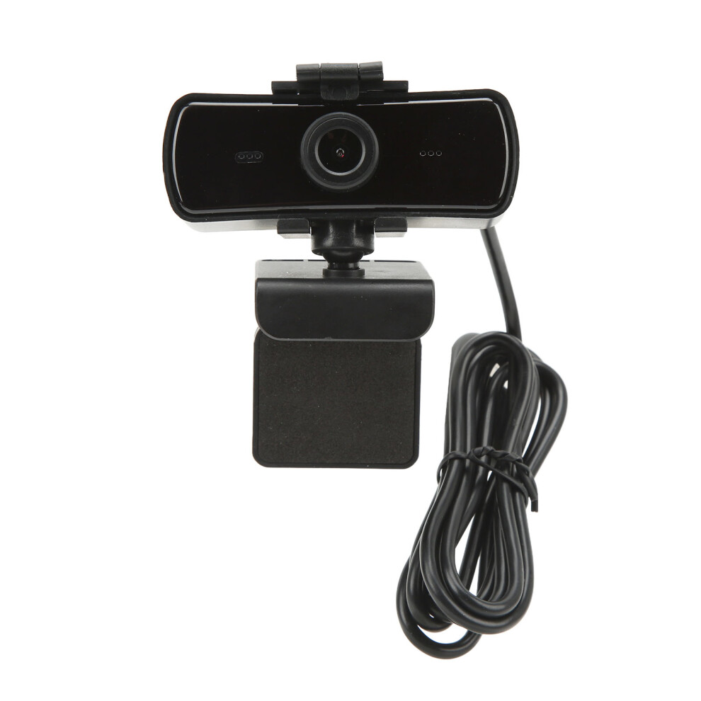 Usb 2K Hd Webcam With Microphone Lens Protection Cover No Driver Required 3571332339702