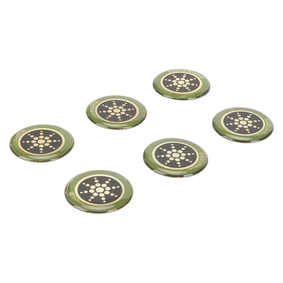 6pcs Self-Adhesive EMF Radiation Protection Stickers for Phones & Devices