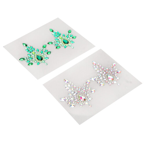 Brustschmuck Rhinestone-Aufkleber - Acryl-Brust