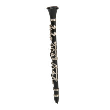 Miniature Clarinet Replica with Stand & Case 5.12 Inch Miniature Musical Instrument
