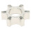 70 mm Lenkrad-Adapterplatte Aluminium-Silber 1