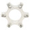 70 mm Lenkrad-Adapterplatte Aluminium-Silber 16