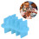 Funny Blue 3D Silicone Spoof Ice Cube Mold with Lid, 10x7.1cm 15
