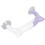 Ruler Handle Purple White Easy Assembly Strong 9