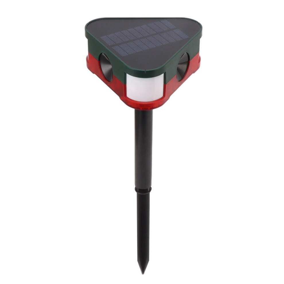 Solar Animal Repeller Alarm 5V 1W Long Range Sound & Light Sensor-image-OPC-PJBCYX5-NEW