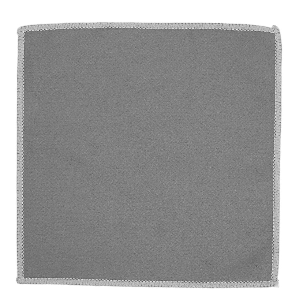 10pcs Glasses Cleaning Wipes with Ultrafine Fiber for Dust & Dirt Reusable Grey