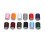 12-teiliges Polyester-Stickgarn-Set in bunten Farben 12