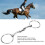 Edelstahl-O-Ring-Pferdebit 135 mm, flexibel, langlebig 5