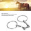 Edelstahl-O-Ring-Pferdebit 135 mm, flexibel, langlebig 11