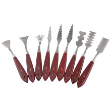 9PCS Professional Spatula Paint Mixture Scraper