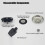 Durable ABS Plastic Food Waste Disposer Filter with Easy Installation 6