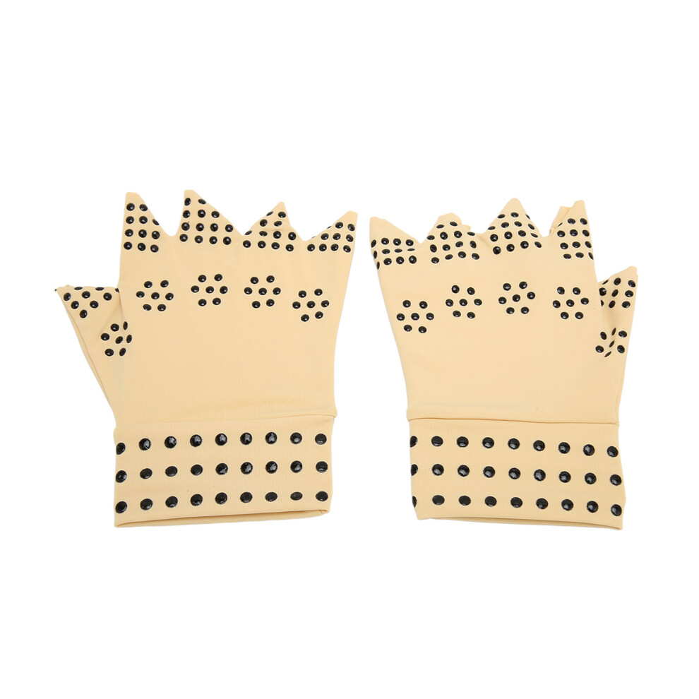 2pcs Compression Arthritis Gloves Half Finger Prevent Slip Reduce Hand Pain
