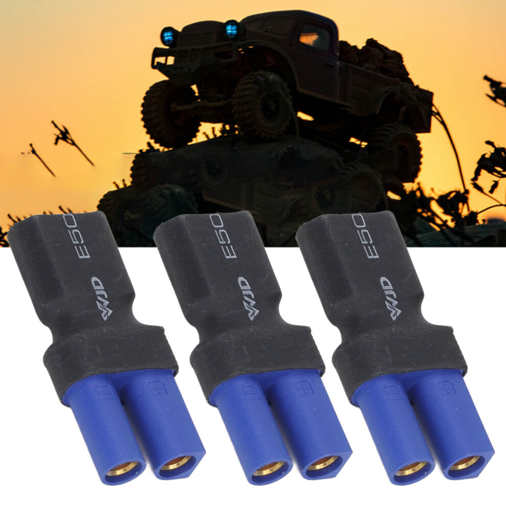 5Pcs Ec5 To Xt60 Adapter Set For Rc Cars, Aircraft, Boats - Blue/Black 8781332364603