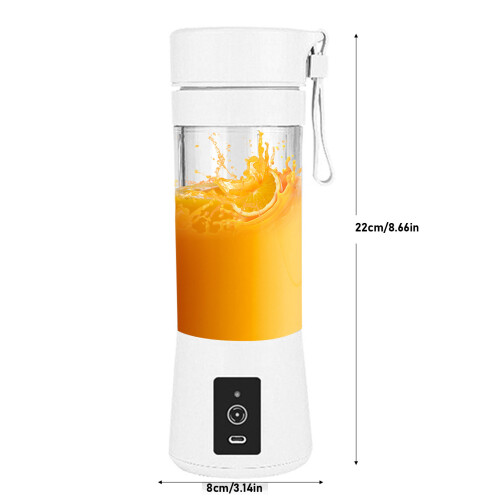 Portable Mini Blender 380ml, Rechargeable 2000mAh, USB, 6 Blades 1