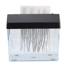 USB Papierschredder Mini Batteriebetrieb & USB-Anschluss, 3,5 mm Schnitt, 2 Blätter