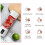 Portable Mini Blender 380ml, Rechargeable 2000mAh, USB, 6 Blades 13