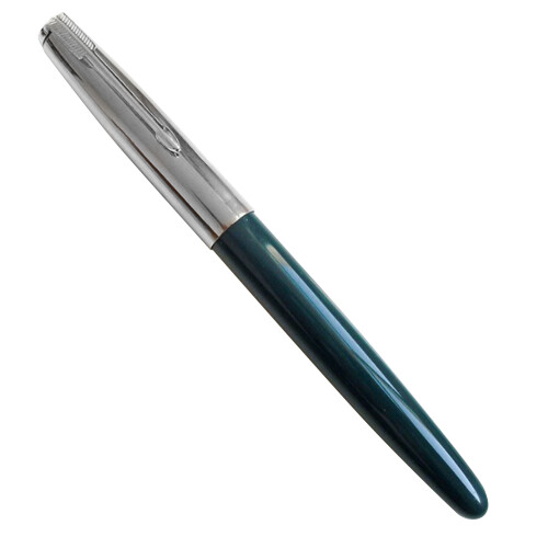 Grüner Füllfederhalter 0,5 mm Retro-Klassik 13,8 cm 1