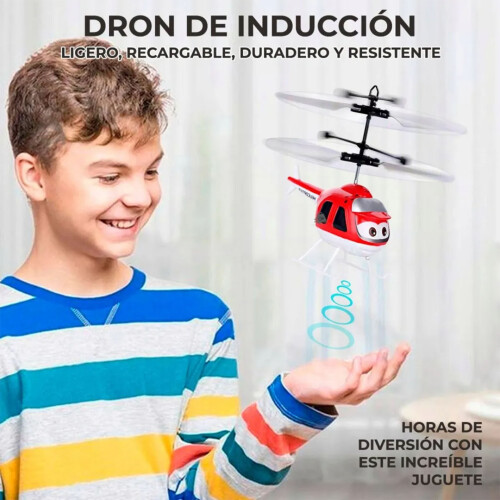 Cartoon RC-Hubschrauber USB-wiederaufladbar hellrot 2