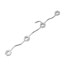 Kraftstoff-Rücklaufleitung für den Injektor 4m40 Edelstahl