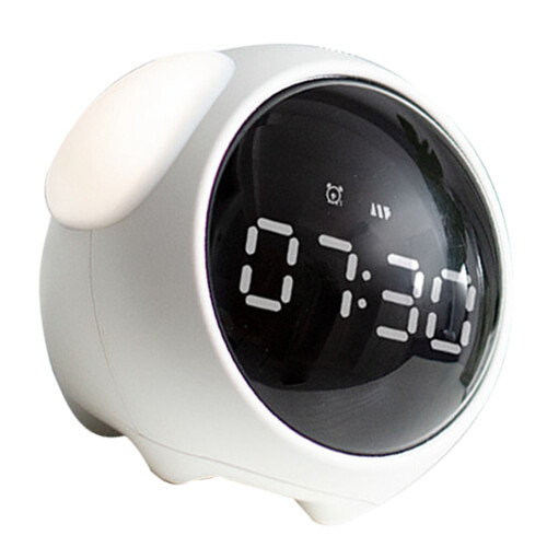 Expression Clock 300 g Hundform weißer LED-Wecker 2