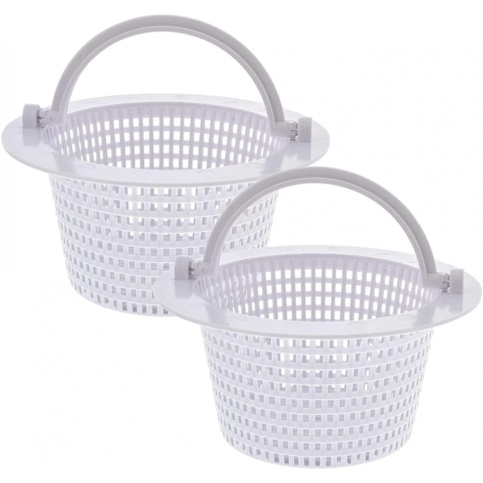 Panier de rangement pour piscine hors sol en plastique avec crochets pour boissons et serviettes, Gris foncé