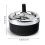 Automatic Cleaning Rotating Ashtray, Round Push Down Cigarette Ashtray With Spinning Tray, Large, Black 5
