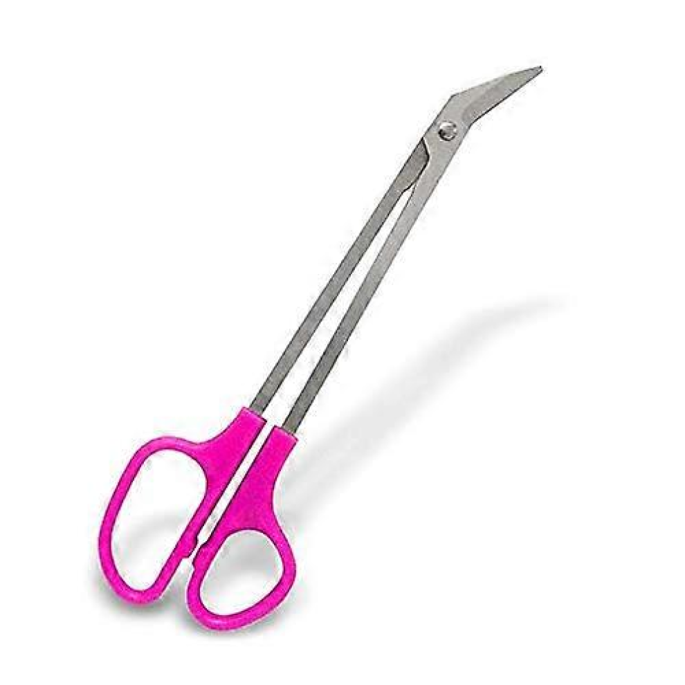 Zehennagelschere für Senioren | Lange 8 1/4 Zoll Nagelschere aus Edelstahl mit ergonomischem Design, langem Griff und abgewinkelten Klingen,
