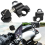 Lucchetto per casco da moto, impermeabile e antiruggine, gancio per appendere il casco, lucchetto antifurto per auto e batteria 1