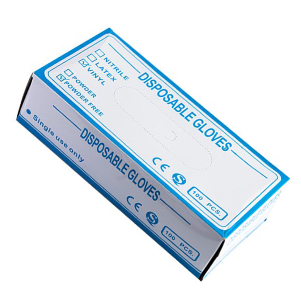 100Pcs Pvc Disposable Food Safe Gloves Large Size For Kitchen & Baking 7651332372209