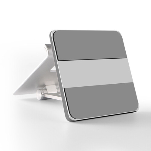 Tablethalter, Aluminiumlegierung, faltbar, Silber 2