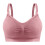 4PCS Black Wireless Nursing Bra U Back Breathable M 3